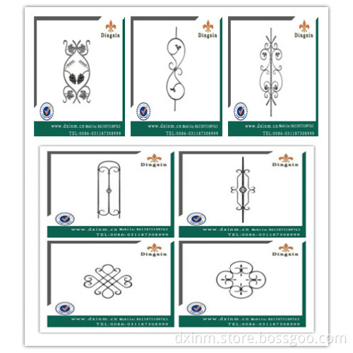 Garden Decoration Wrought Iron Ornaments for Gate Decoration